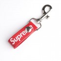 シュプリームSupreme キーループ PU革 ブランドキーホルダー 車用 バッグチャーム ストリート系 男女兼用 キーリング レザー ベルトループ メンズ レディース