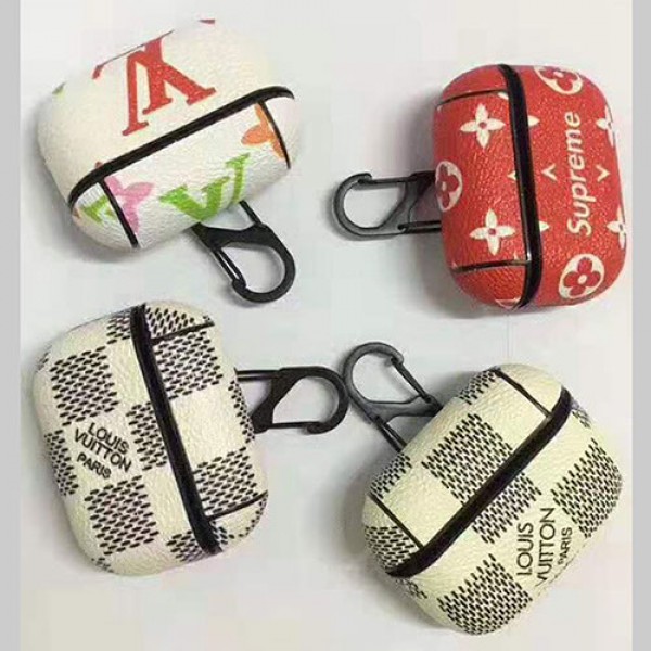 LV ルイヴィトン Supremeシュプリーム Gucciグッチburberryバーバリー airpods proケース 通販 カラビナ付き おしゃれ 可愛い エアーポッズ プロ1/2ケース ブランド 全機種対応 男女対応