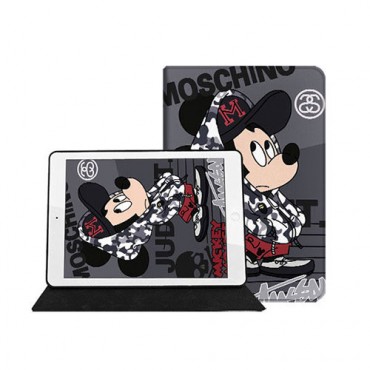 モスキーノ Moschino ディズニー Disney コラボ したアイパッドエア4ケース 10.9Inch 横開きIpad 8カバー 10.2インチ 激安 ブランド すべてのIpad機種対応モノグラム ダミエ アイパッド 6/5/4/3/2ケース 手帳型IPad Proケース 11/12.9インチ 2017/2018