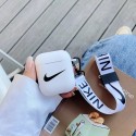 Nike 透明感 airpods pro1/2ケース スポーツ風 全機種対応 男女対応 ナイキ エアーポッズ プロ1/2ケース ストラップ付き 充電可 在庫あり韓国 高級 人気 耐衝撃 送料無料 激安 持ち便利