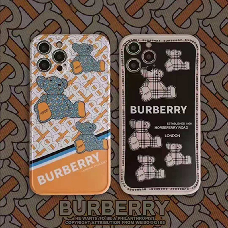 コピーブランドBurberryクマ柄iphone12pro/12mini/11/11promaxケース