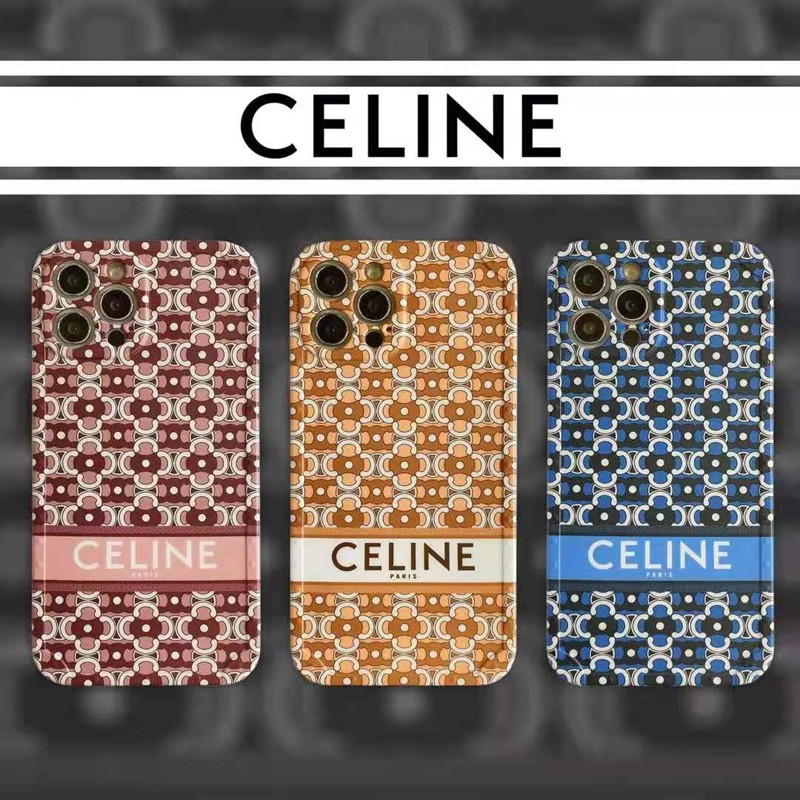 Celine定番プリントiphone11/11promaxソフトケース