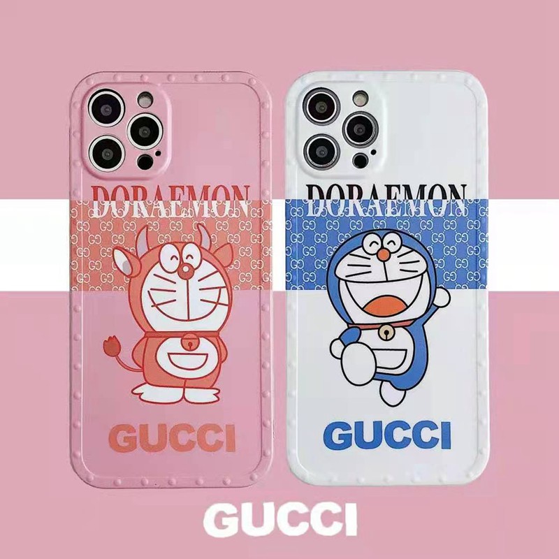 Gucciかわいいポコニャン絵柄iphone11/11promax保護ケース