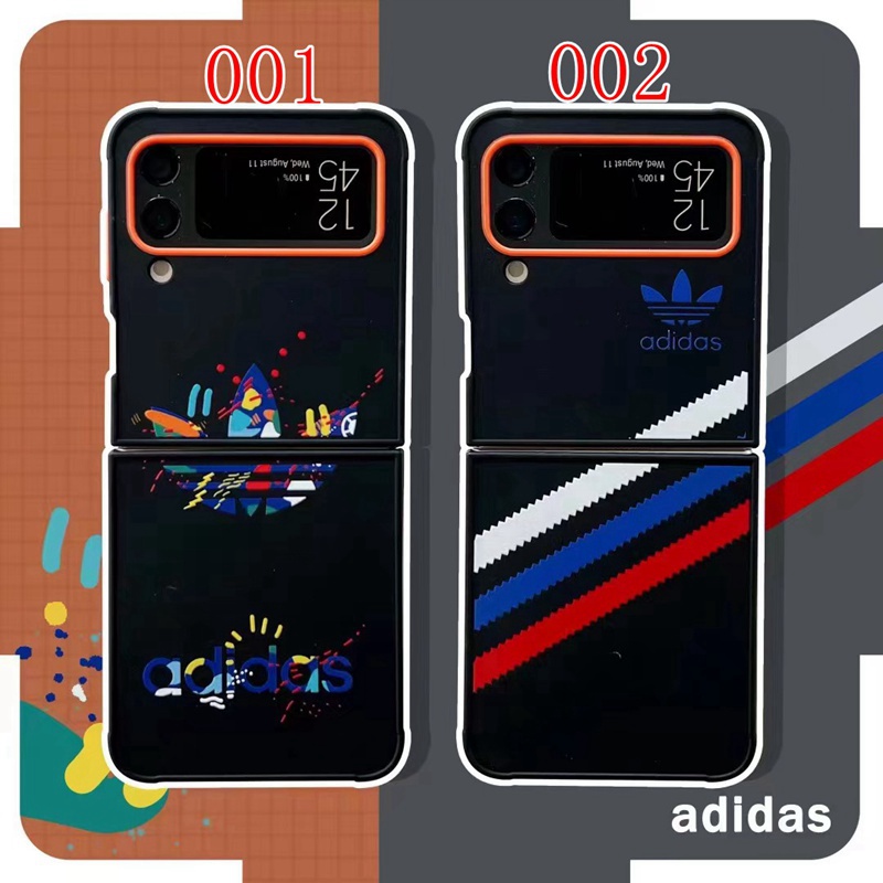 アディダスGalaxyZflip3ケースハイブランド男女兼用