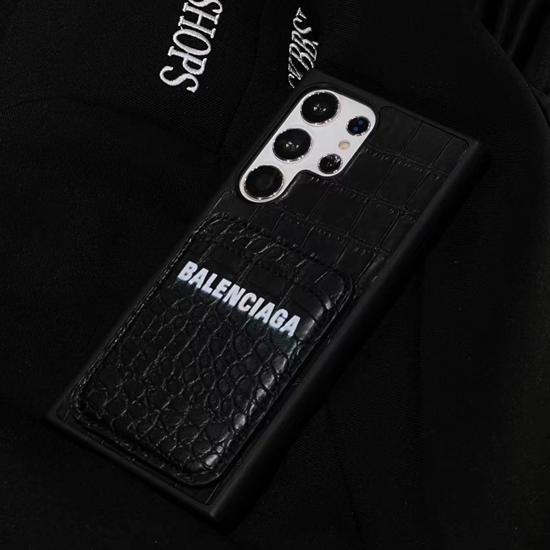 Balenciaga バレンシアガ手帳型バッグ型samsung s24 S23 Ultra 