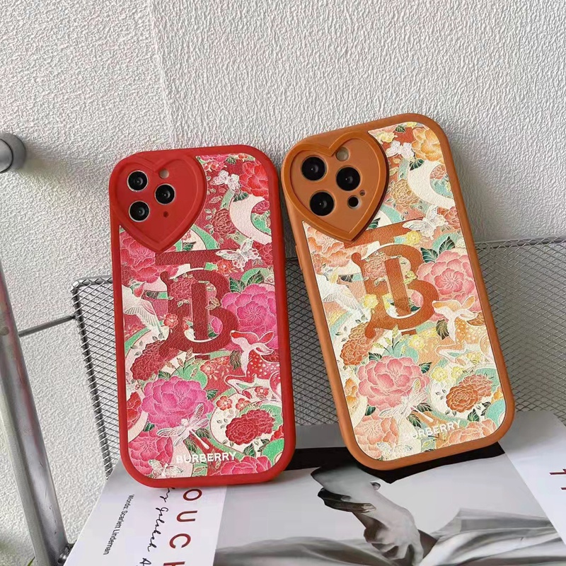 バーバリーiphone12/12pro/12promaxケース鮮やかスマホケース