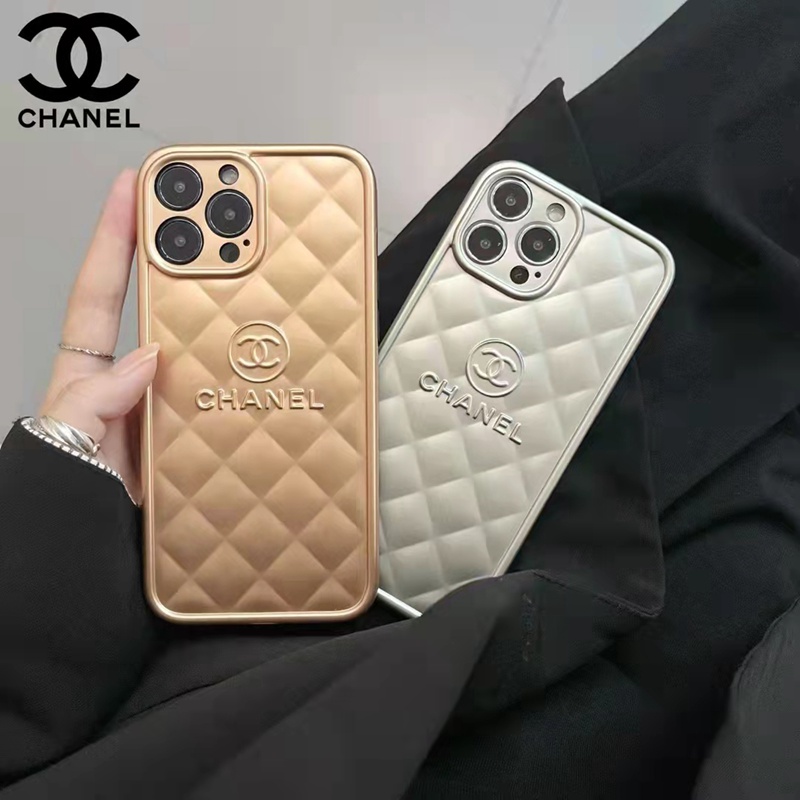 ハイブランドiphone13pro/13promaxケース金属メッキ