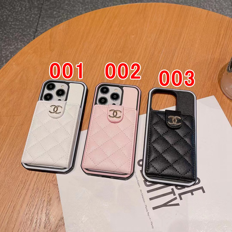 シャネルブランドiphone14ケースchanel ソフトレザー製
