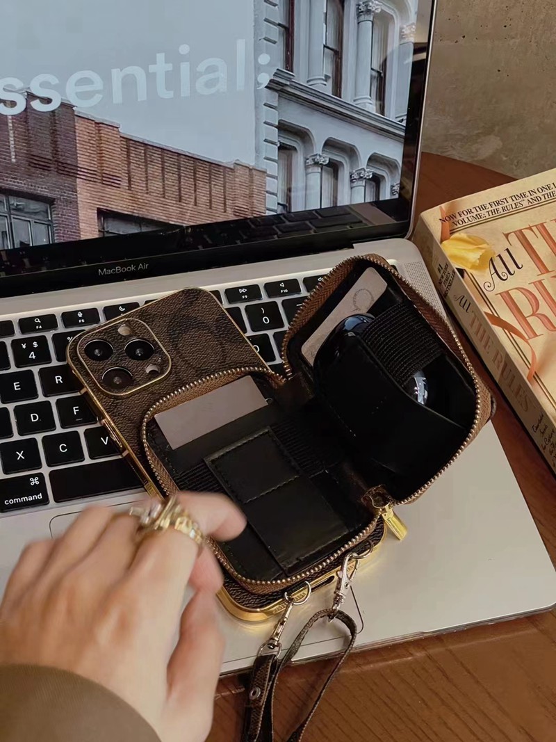 Coach コーチハイブランドiphone14pro/14 15plusカバー