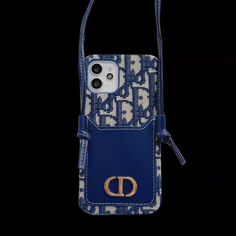 カードポケット付きiphone12/12pro/12promaxケースDior