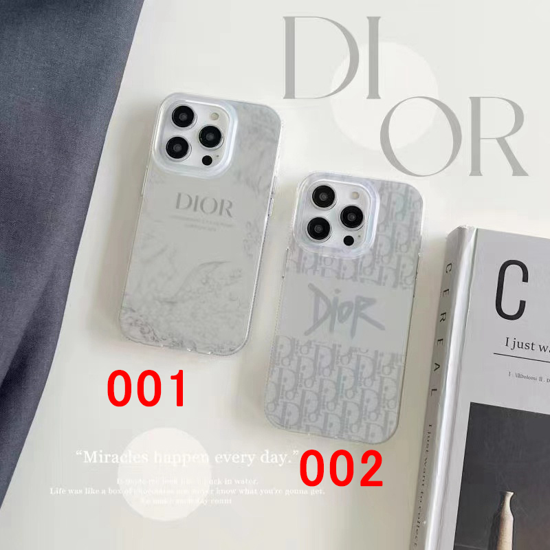 ディオール iPhone14ケースハイブランドシルバースマホカバー