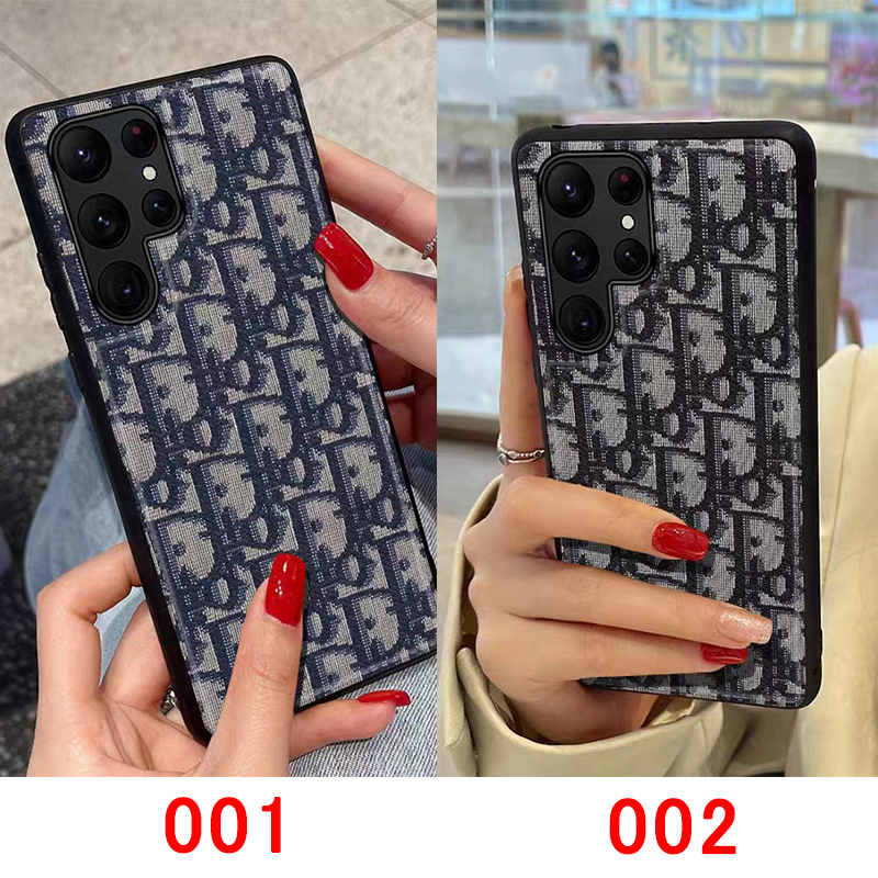 ディオールブランドgalaxy s23ケース 優れたジャカード生地