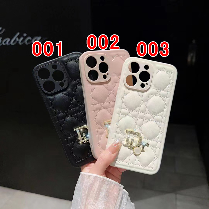 ディオールブランドiphone14pro maxケースDIOR キラキラロゴ