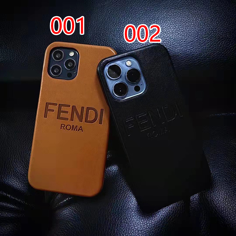 フェンディブランドiphone13/13pro/13promaxケースシンプル