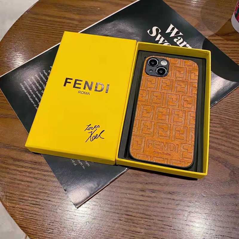 フェンディiphone13/13mini/13pro/13pro maxケースクラシックモノグラム
