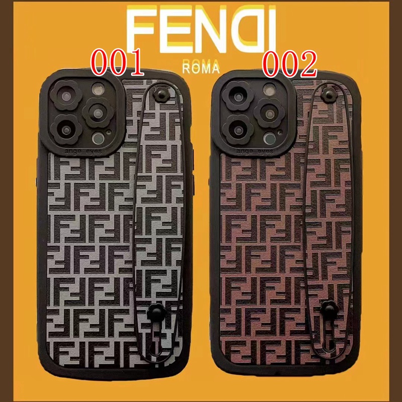 フェンディブランドiphone13promaxケースベルト付き