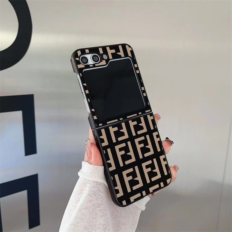 Fendi フェンディ人気Galaxy z flip6 fold6ケース革製男女galaxy