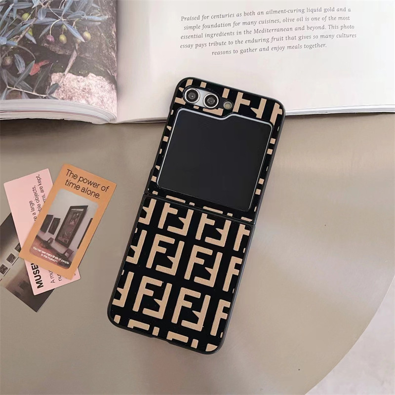Fendi フェンディ人気Galaxy z flip6 fold6ケース革製男女galaxy