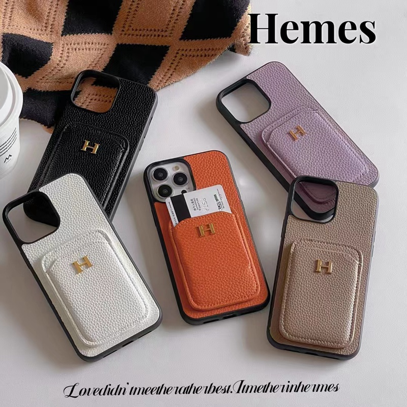 Hermes エルメスハイブランドiphone14pro/14 15plusカバー人気アイフォン14pro max/13 15 proケース