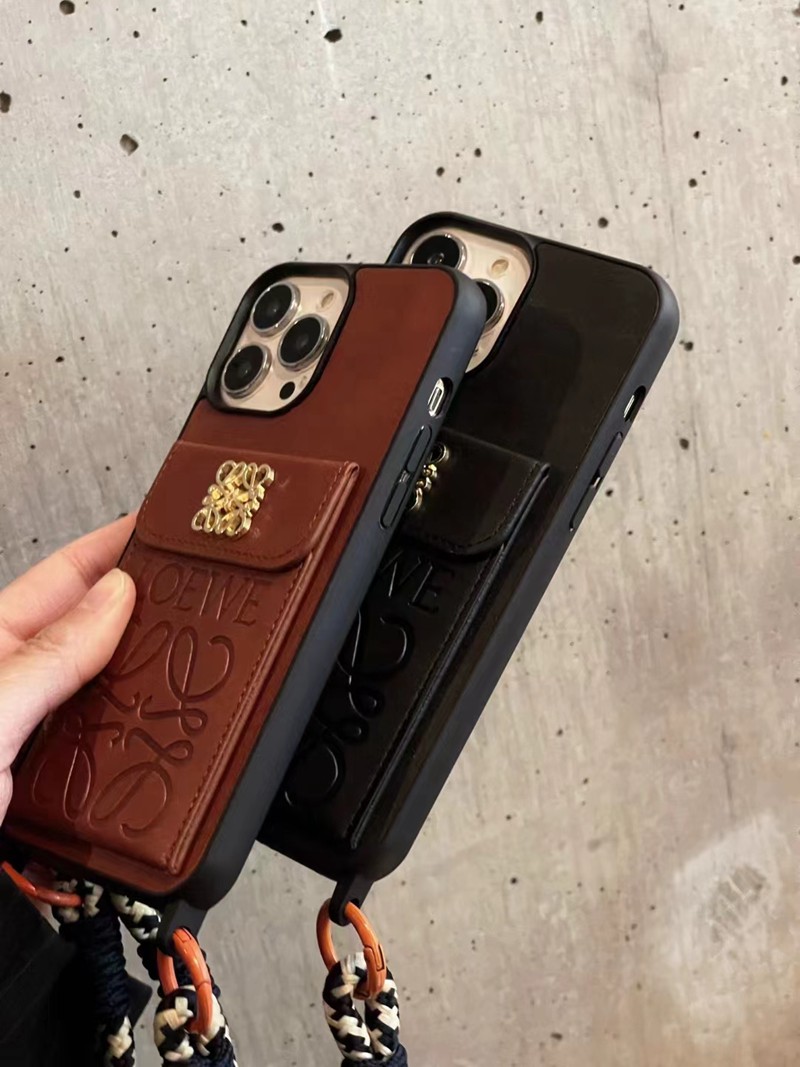 LOEWE ロエベハイブランドiphone14pro/14 15plusカバー人気