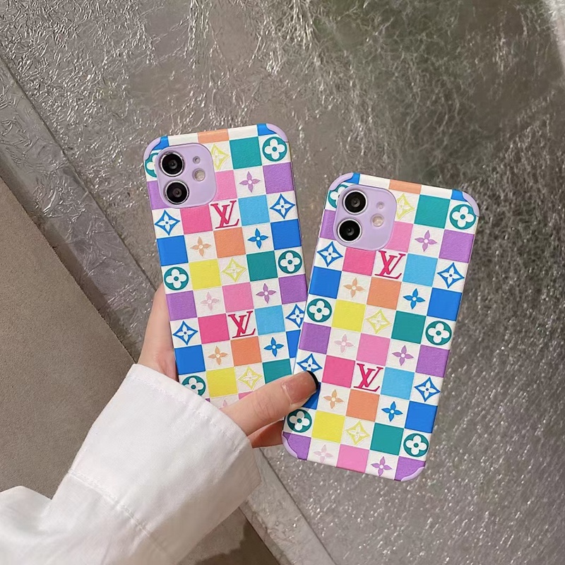 鮮やかiphone12/12pro/12promaxケースルイヴィトン