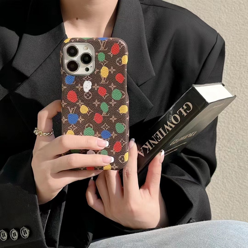 ルイヴィトンiphone14/14plus/14pro maxケースソフトレザー