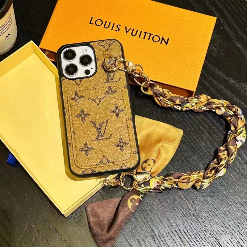Lvブランドカード入れハイブランドiphone14pro/14 15plusカバー
