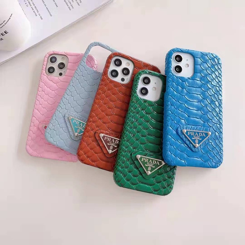 Pradaブランドiphone13mini/13pro/13promaxケース豊か色選択