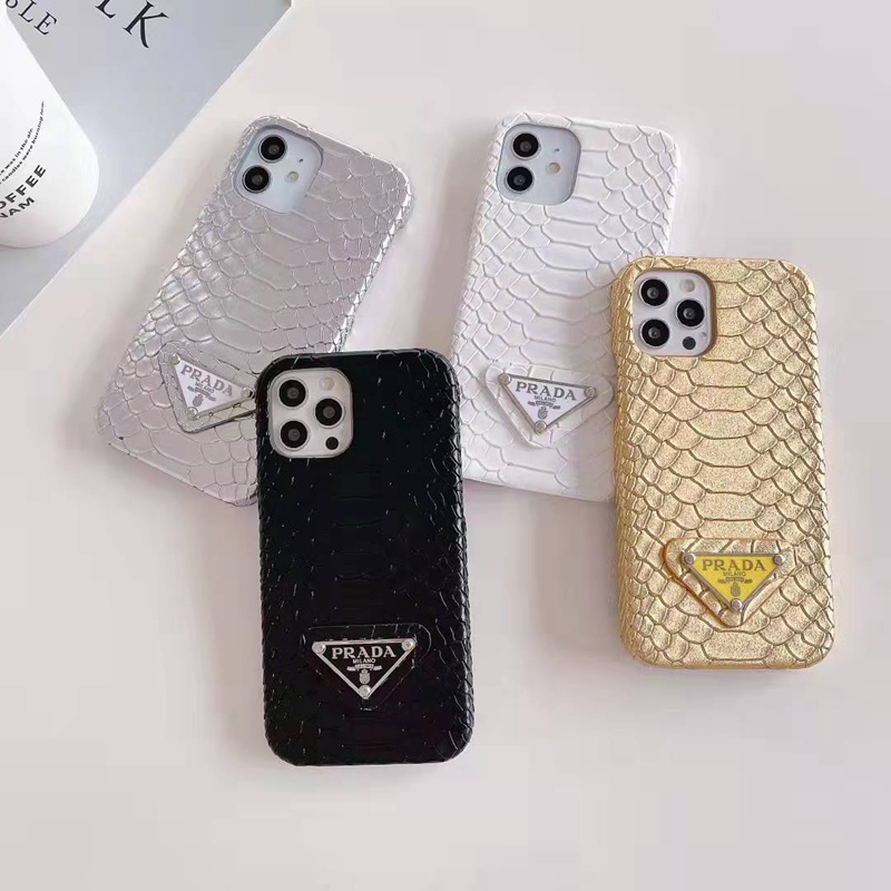 Pradaハイブランドiphone13mini/13proカバーパロディ耐衝撃