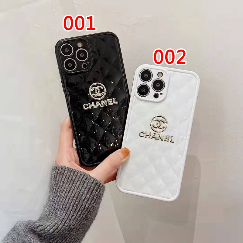 シャネルiphone13ケースブランド光沢感
