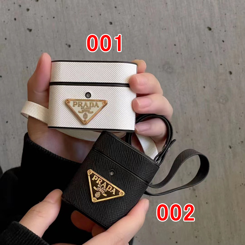 プラダブランドairpods pro2ケースハンドストラップ付き
