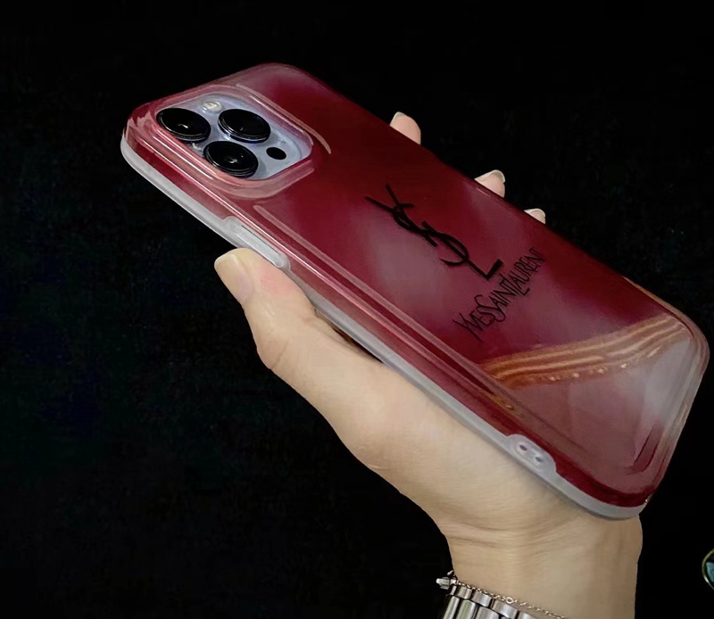 YSL ハイブランドiphone 14/14plus/14proケース おしゃれカラー 高品質