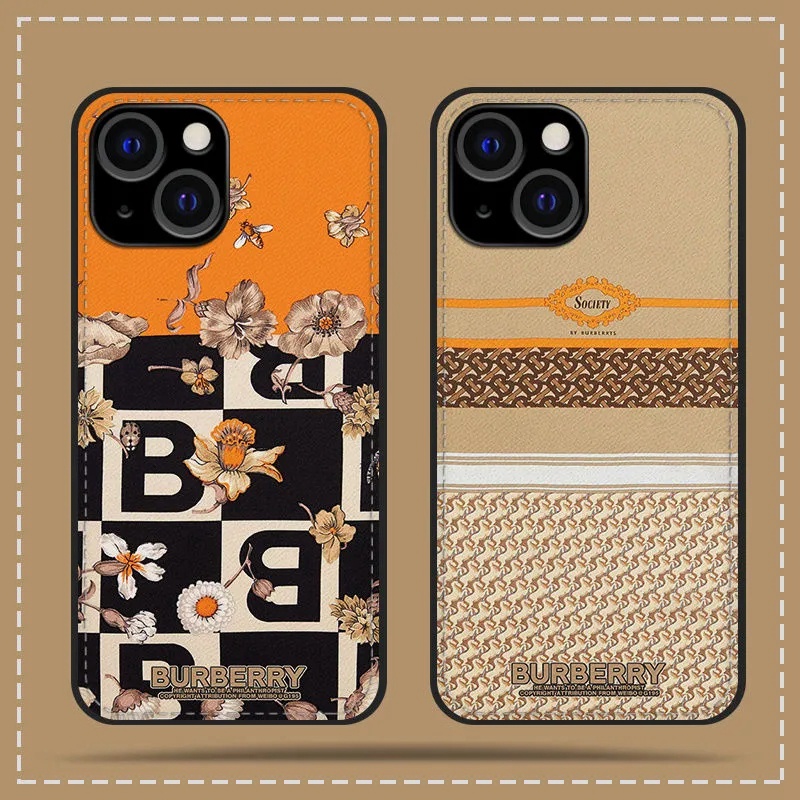 潮流iphone12/12mini/12promaxケースBURBERRYカメラフルカバー