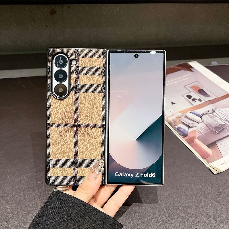 バーバリーgalaxy zfold4 5 6 7ケース