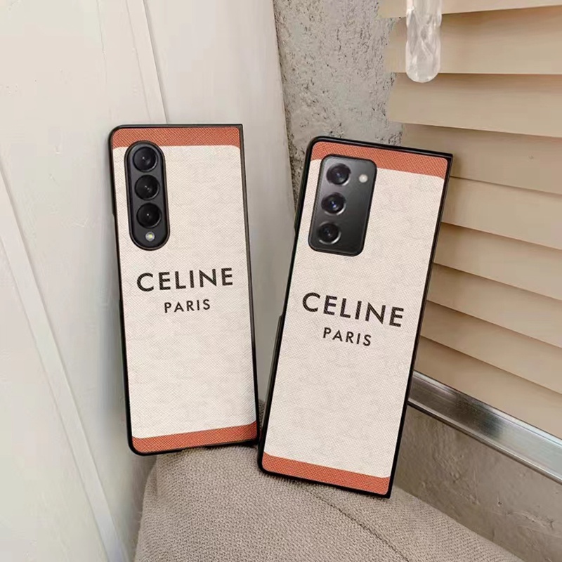 セリーヌブランドGalaxy Zfold4ケースCeline シンプル