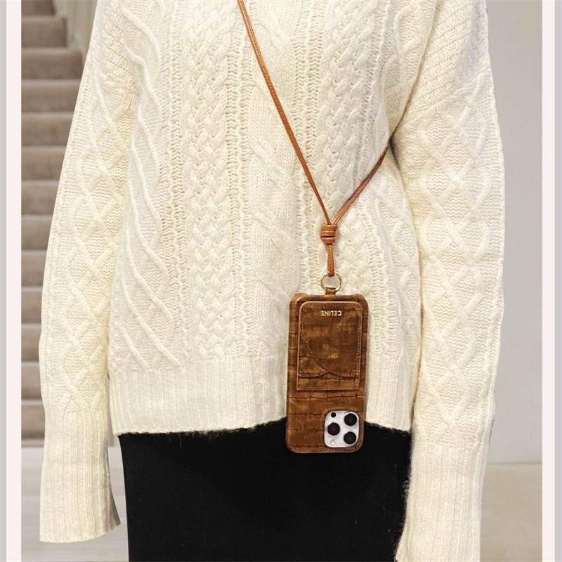 CELINE セリーヌiphone14 16 pro 15 plusケースブランドカード入れ人気アイフォン14pro max/16 15 proケース