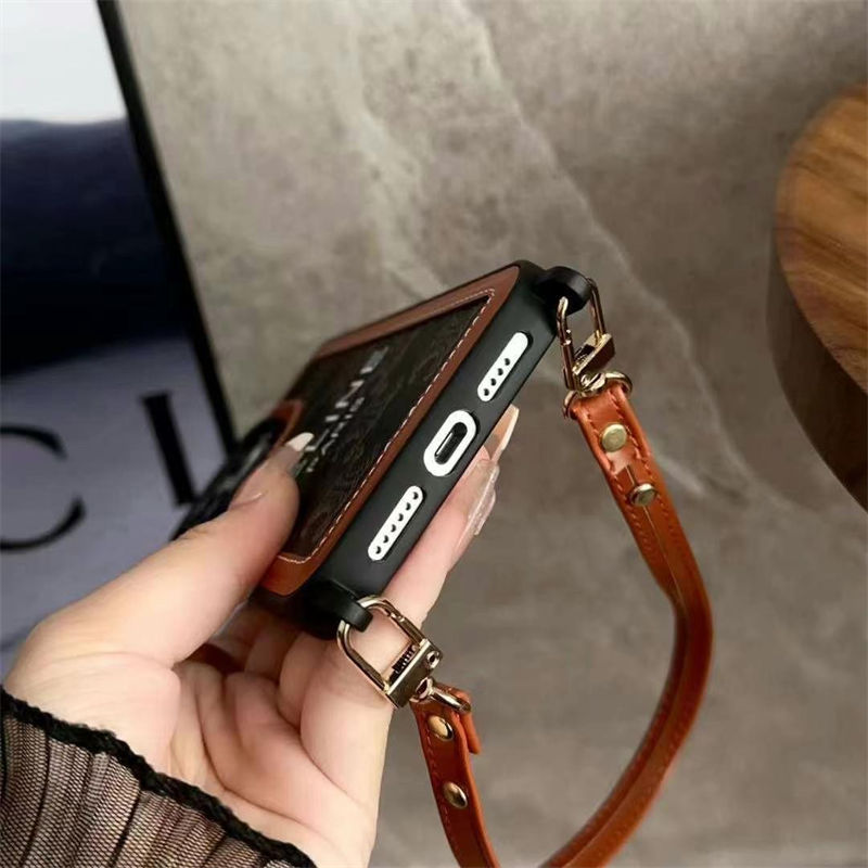 CELINE セリーヌiphone14 16 pro 15 plusケースブランドカード入れ韓国風