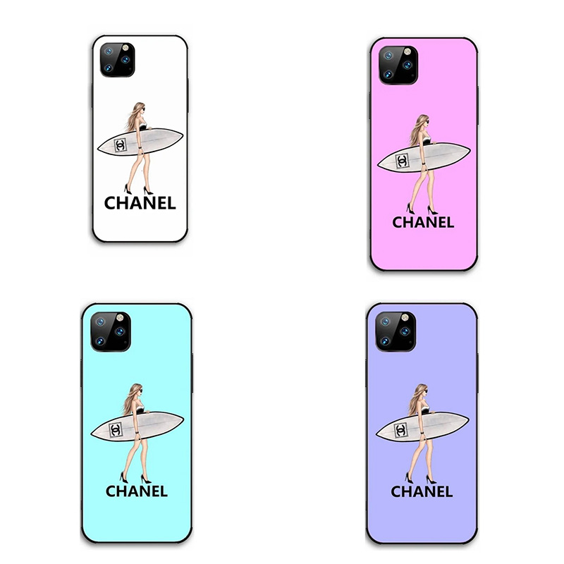CHANELアイフォン13pro/13miniカバー光沢感