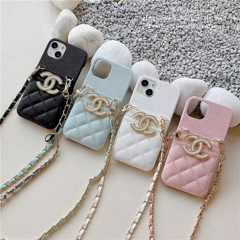 Chanel シャネル韓国風iphone14/13/13pro maxケースバッグ型レディース斜め掛け