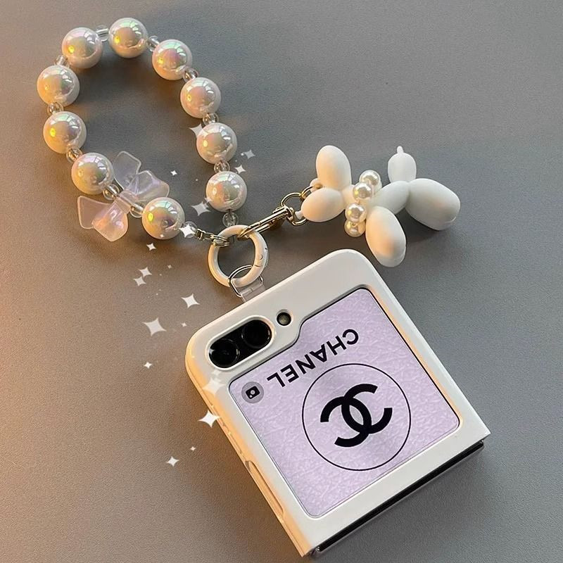 Chanel シャネルgalaxy zflip4 5 6ケースブランド人気Galaxy Z