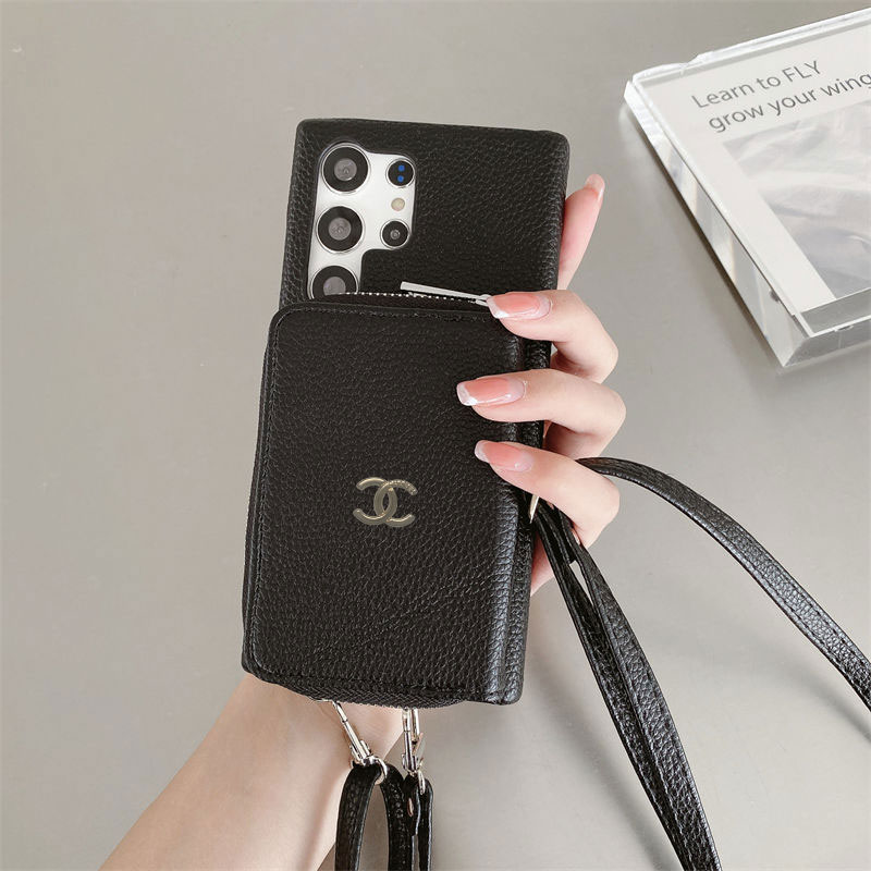 Chanel ギャラクシーs25 s24 a55 a54 a53カバー