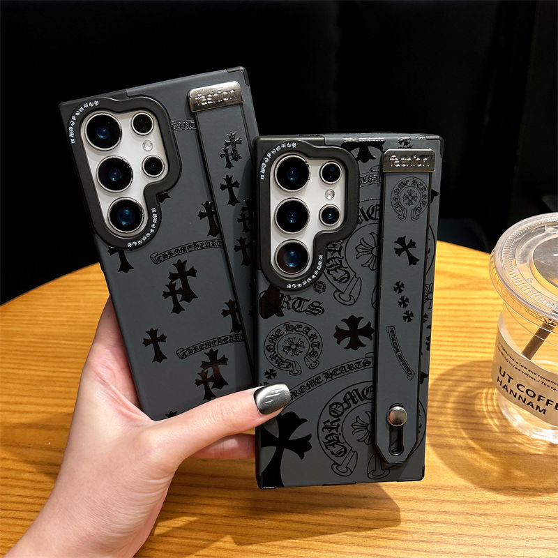 Chrome Heartsギャラクシーs24 SCG25/S23+/S22Ultraケース