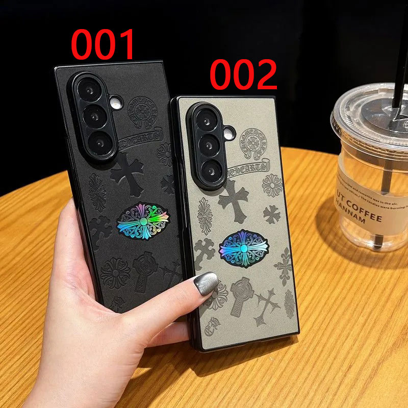 Chrome Hearts galaxy zflip4 5 6 7ケースブランド