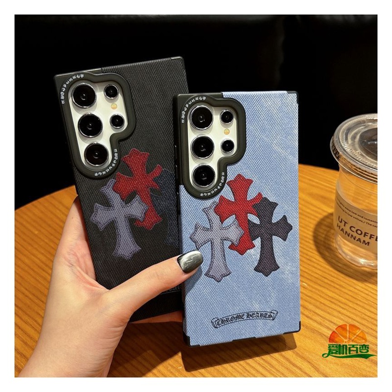 Chrome Heartsギャラクシーs24 s25/S23+/S26Ultraケース