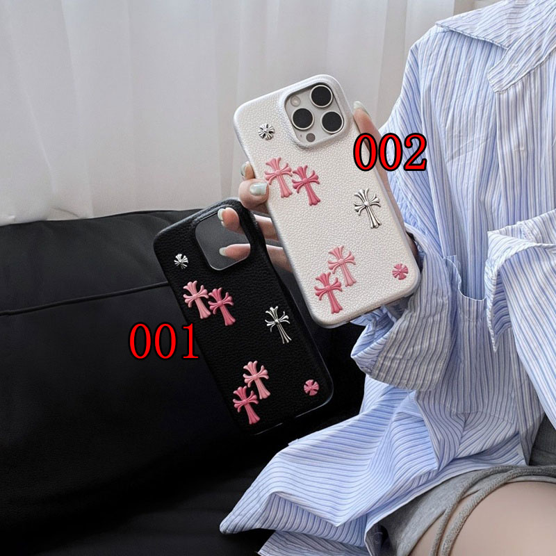 クロムハーツiphone16pro/17 15plusカバー