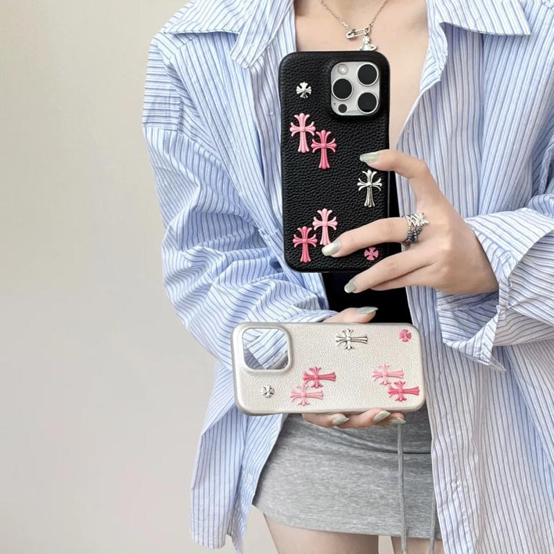 クロムハーツ韓国風iphone 16/14/13/15/ airケースレディース