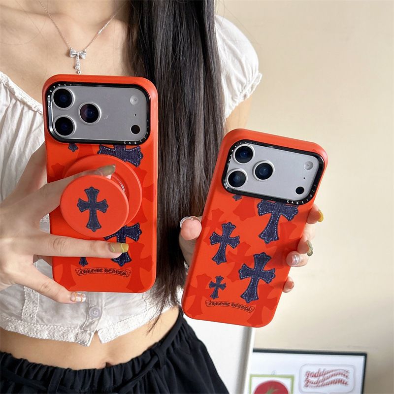 クロムハーツiphone16pro/17 15plusカバー