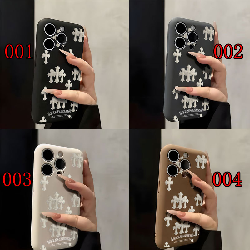 クロムハーツiphone16pro/17 15plusカバー