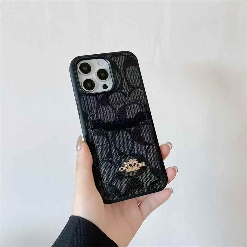 Coach携帯ケースiphone17 16e 16 15 pro max 