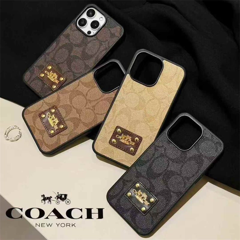 Coach携帯ケースiphone17 16e 16 15 pro max 14plus